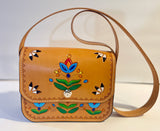 New “Jus Cute” Dakota Floral Bag Russet