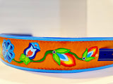 Tooled Leather Belt (29-35)