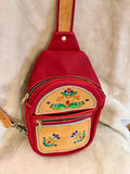 Red Dakota Floral Sling Bag
