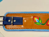 Tooled Leather Belt (29-35)
