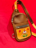Tooled Sling Bag