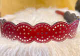 Red Chestnut Rivet Belt