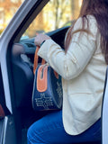 Dragonfly Navy and Tan Sassy Bag