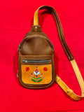 Tooled Sling Bag