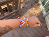 Tooled and Beaded Cuff