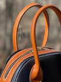 Dragonfly Navy and Tan Sassy Bag