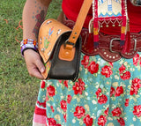 New “Jus Cute” Dakota Floral Bag Russet