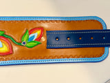 Tooled Leather Belt (29-35)