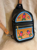 Small Woodland Floral Sling Bag