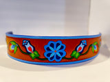 Tooled Leather Belt (29-35)