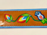 Tooled Leather Belt (29-35)