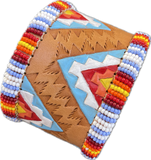 Tooled and Beaded Cuff