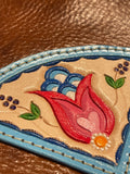 Vertical Floral Bison Bag