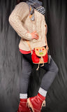 Small “‘Teca” Bucket Bag