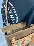 “The Fighter” Tote Oak Finish