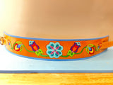 Tooled Ribbon Skirt Belt