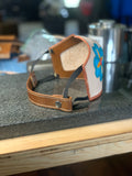Tooled Leather Face Mask