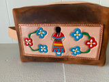 Tooled Leather Dopp Kit