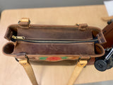 Medium Tooled Rose Tote Bag