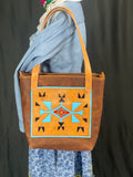Tooled Geometric Tote