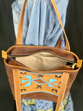 Tooled Geometric Tote