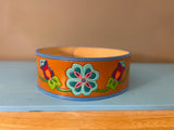 Tooled Ribbon Skirt Belt