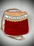 Dark Red Crossbody Bag