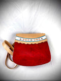 Dark Red Crossbody Bag