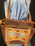 Tooled Geometric Tote