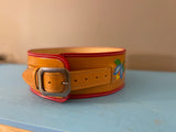 Tooled Ribbon Skirt Belt