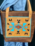 Tooled Geometric Tote