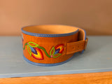 Tooled Ribbon Skirt Belt