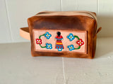 Tooled Leather Dopp Kit