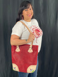 Dakota Floral Corner Tote Bag
