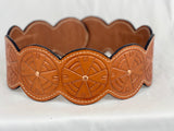 Tooled Cinch Belt
