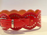 Red Rivet Belt