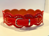 Red Rivet Belt