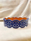 Royal Blueberry Rivet Belt