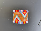 Tooled and Beaded Cuff