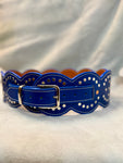 Royal Blueberry Rivet Belt