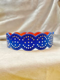Royal Blueberry Rivet Belt