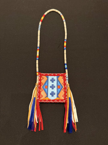 Tooled and Beaded Medallion