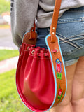 Woodland floral Giddy Up Stirrup Bag