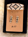 Copper Bracelet and Earring Set A-17