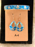 Copper Bracelet and Earring Set A-4