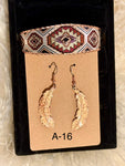 Copper Bracelet and Earring Set A-16